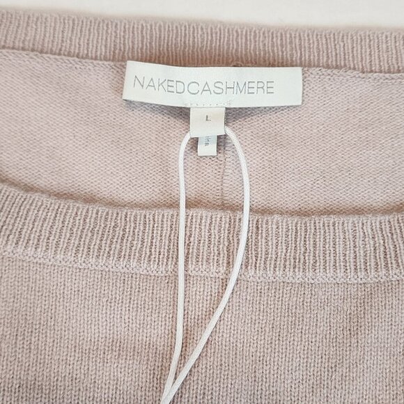 NakedCashmere sz L women  cashmere sweater Sandy / light pink  color - Picture 2 of 16